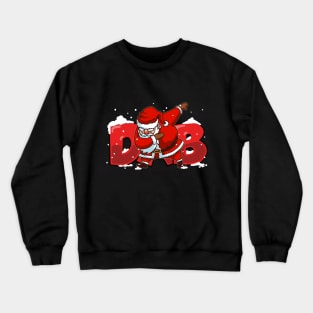 Dabbing Santa Christmas Tshirt Gift Dab Santa Claus T-Shirt Red Crewneck Sweatshirt